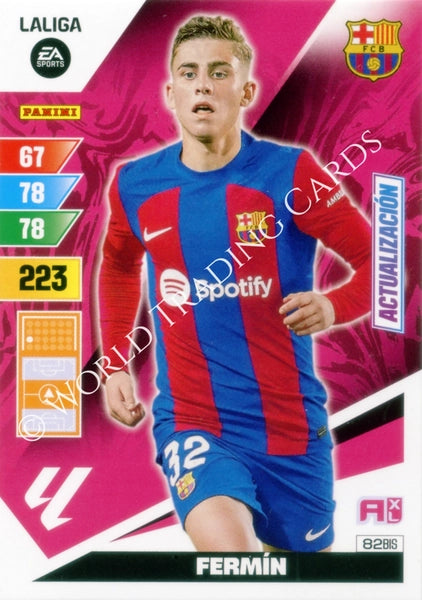 Cromo Trading Card Fútbol-FERMIN-Barcelona-Panini Adrenalyn XL 2023-2024-#082bis-Básico