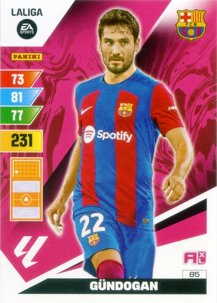 Cromo Trading Card Fútbol-Gündogan-Barcelona-Panini Adrenalyn XL 2023-2024-#085-Básico
