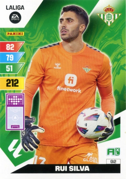 Cromo Trading Card Fútbol-Rui-Silva-Betis-Panini Adrenalyn XL 2023-2024-#092-Básico