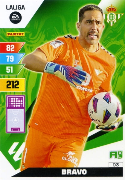 Cromo Trading Card Fútbol-Bravo-Betis-Panini Adrenalyn XL 2023-2024-#093-Básico