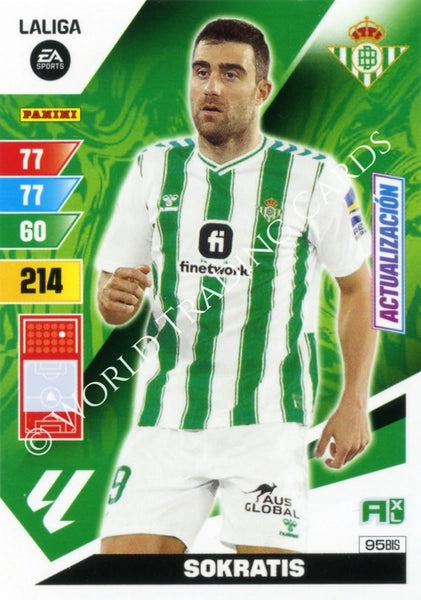Cromo Trading Card Fútbol-Sokratis-Betis-Panini Adrenalyn XL 2023-2024-#095bis-Básico