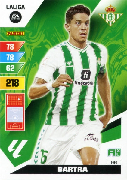 Cromo Trading Card Fútbol-Bartra-Betis-Panini Adrenalyn XL 2023-2024-#096-Básico