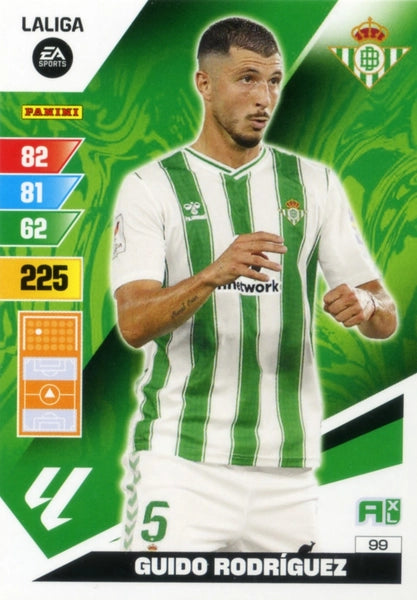 Cromo Trading Card Fútbol-Guido Rodriguez-Betis-Panini Adrenalyn XL 2023-2024-#099-Básico