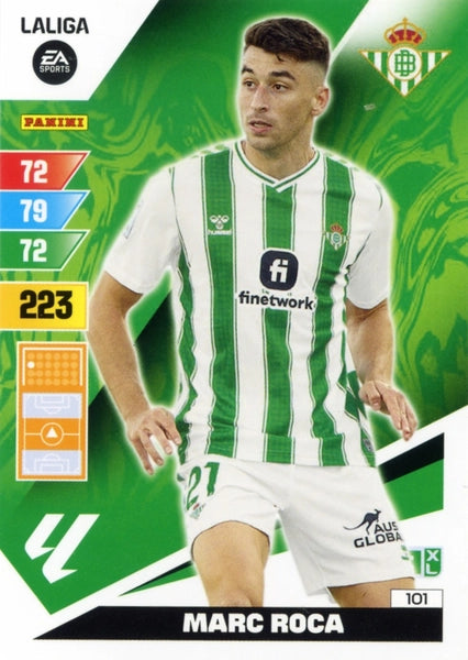 Cromo Trading Card Fútbol-Marc Roca-Betis-Panini Adrenalyn XL 2023-2024-#101-Básico