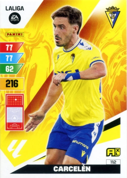Cromo Trading Card Fútbol-Carcelen-Cadiz-Panini Adrenalyn XL 2023-2024-#112-Básico
