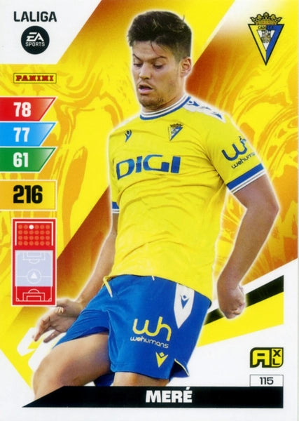 Cromo Trading Card Fútbol-Mere-Cadiz-Panini Adrenalyn XL 2023-2024-#115-Básico