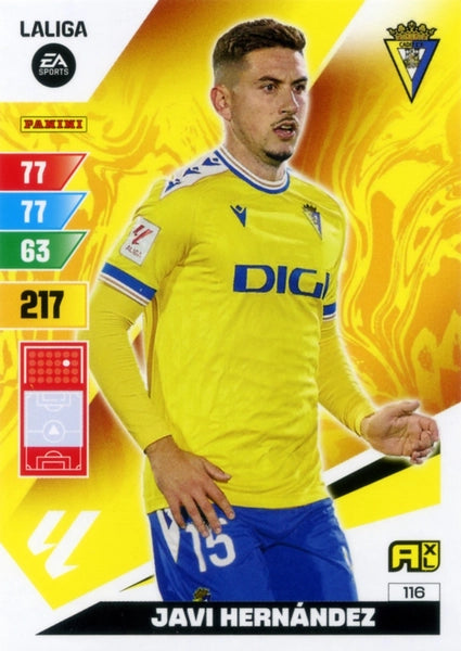 Cromo Trading Card Fútbol-Javi Hernandez-Cadiz-Panini Adrenalyn XL 2023-2024-#116-Básico