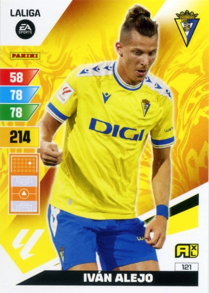 Cromo Trading Card Fútbol-Ivan Alejo-Cadiz-Panini Adrenalyn XL 2023-2024-#121-Básico