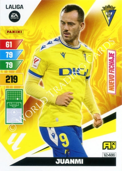 Cromo Trading Card Fútbol-Juanmi-Cadiz-Panini Adrenalyn XL 2023-2024-#124bis-Básico