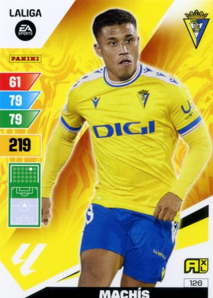 Cromo Trading Card Fútbol-Machis-Cadiz-Panini Adrenalyn XL 2023-2024-#126-Básico