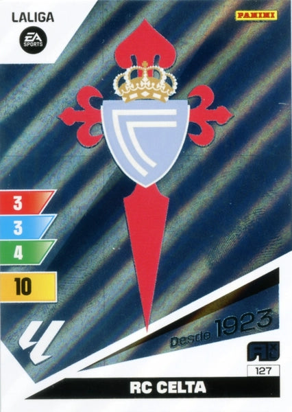 Cromo Trading Card Fútbol-Escudo-Celta-Panini Adrenalyn XL 2023-2024-#127-Básico