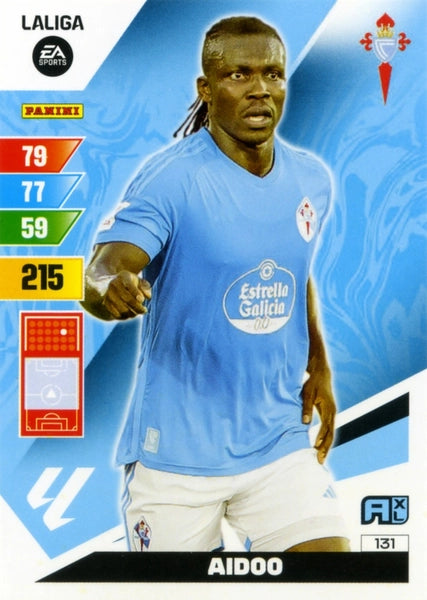 Cromo Trading Card Fútbol-Aidoo-Celta-Panini Adrenalyn XL 2023-2024-#131-Básico