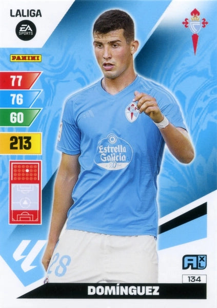 Cromo Trading Card Fútbol-Dominguez-Celta-Panini Adrenalyn XL 2023-2024-#134-Básico