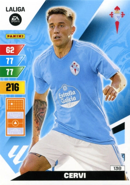 Cromo Trading Card Fútbol-Cervi-Celta-Panini Adrenalyn XL 2023-2024-#138-Básico