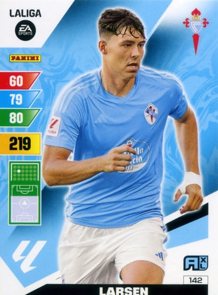 Cromo Trading Card Fútbol-Larsen-Celta-Panini Adrenalyn XL 2023-2024-#142-Básico