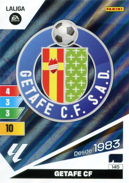 Cromo Trading Card Fútbol-Escudo-Getafe-Panini Adrenalyn XL 2023-2024-#145-Básico