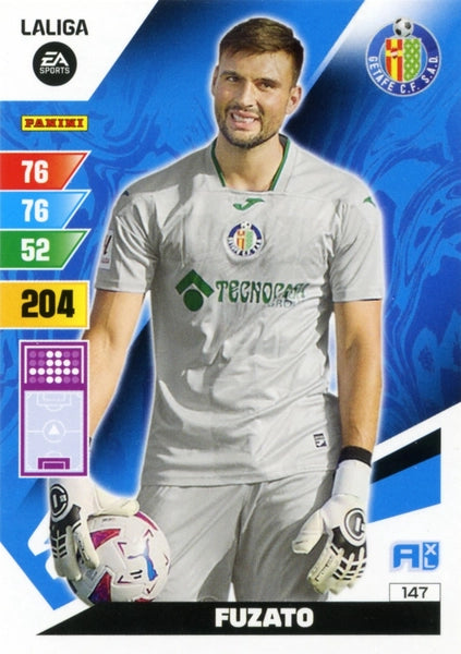 Cromo Trading Card Fútbol-Fuzato-Getafe-Panini Adrenalyn XL 2023-2024-#147-Básico