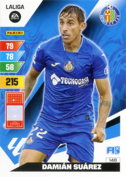 Cromo Trading Card Fútbol-Damian Suarez-Getafe-Panini Adrenalyn XL 2023-2024-#148-Básico