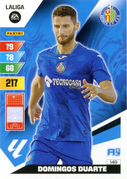 Cromo Trading Card Fútbol-Domingos Duarte-Getafe-Panini Adrenalyn XL 2023-2024-#149-Básico