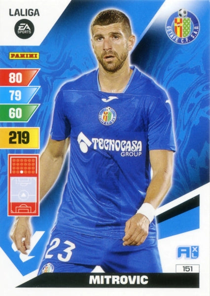 Cromo Trading Card Fútbol-Mitrovic-Getafe-Panini Adrenalyn XL 2023-2024-#151-Básico