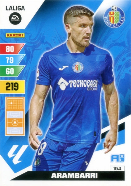 Cromo Trading Card Fútbol-Arambarri-Getafe-Panini Adrenalyn XL 2023-2024-#154-Básico
