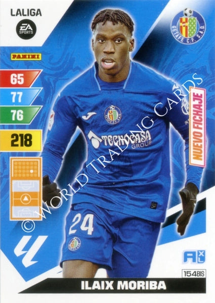 Cromo Trading Card Fútbol-Ilaix Moriba-Getafe-Panini Adrenalyn XL 2023-2024-#154bis-Básico
