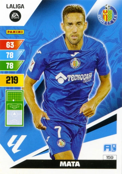 Cromo Trading Card Fútbol-Mata-Getafe-Panini Adrenalyn XL 2023-2024-#159-Básico