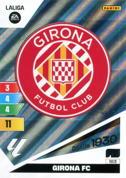 Cromo Trading Card Fútbol-Escudo-Girona-Panini Adrenalyn XL 2023-2024-#163-Básico