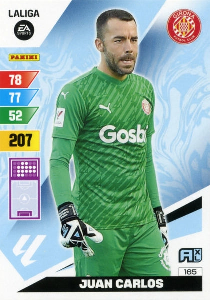 Cromo Trading Card Fútbol-Juan Carlos-Girona-Panini Adrenalyn XL 2023-2024-#165-Básico