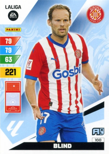 Cromo Trading Card Fútbol-Blind-Girona-Panini Adrenalyn XL 2023-2024-#168-Básico