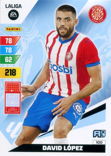 Cromo Trading Card Fútbol-David Lopez-Girona-Panini Adrenalyn XL 2023-2024-#169-Básico