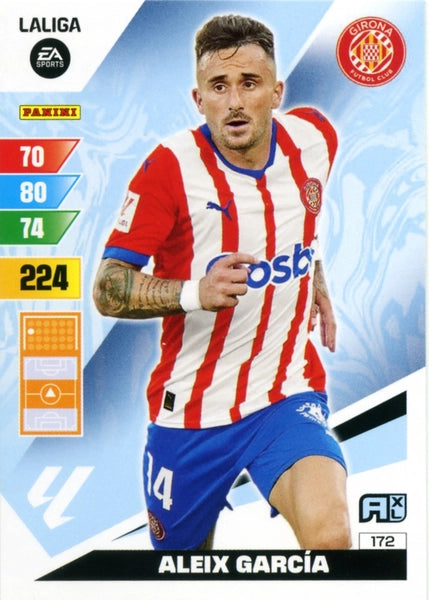 Cromo Trading Card Fútbol-Aleix Garcia-Girona-Panini Adrenalyn XL 2023-2024-#172-Básico