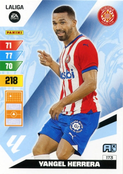 Cromo Trading Card Fútbol-Yangel Herrera-Girona-Panini Adrenalyn XL 2023-2024-#173-Básico