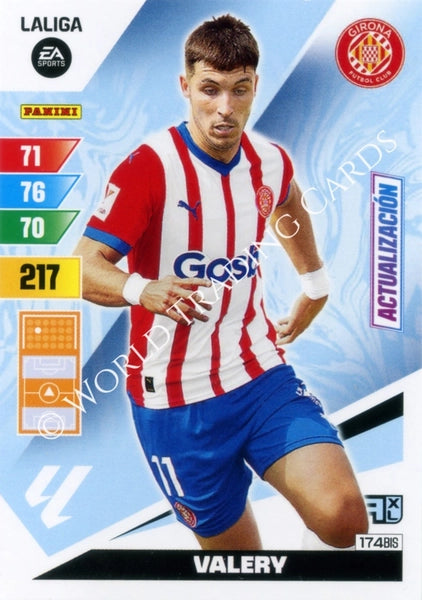 Cromo Trading Card Fútbol-Valery-Girona-Panini Adrenalyn XL 2023-2024-#174bis-Básico