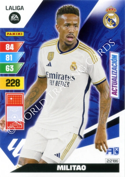 Cromo Trading Card Fútbol-Millitao-Real Madrid-Panini Adrenalyn XL 2023-2024-#221bis-Básico