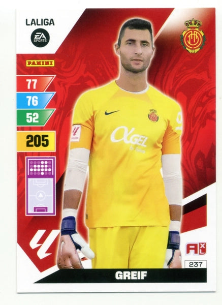Cromo Trading Card Fútbol-Greif-Mallorca-Panini Adrenalyn XL 2023-2024-#237-Básico