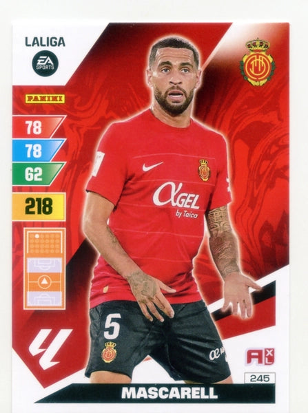 Cromo Trading Card Fútbol-Mascarell-Mallorca-Panini Adrenalyn XL 2023-2024-#245-Básico
