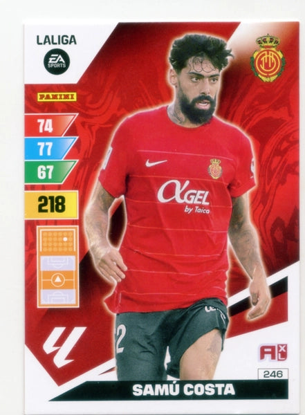 Cromo Trading Card Fútbol-Samu Costa-Mallorca-Panini Adrenalyn XL 2023-2024-#246-Básico