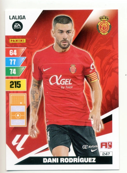 Cromo Trading Card Fútbol-Dani Rodriguez-Mallorca-Panini Adrenalyn XL 2023-2024-#247-Básico