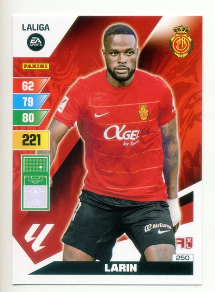 Cromo Trading Card Fútbol-Larin-Mallorca-Panini Adrenalyn XL 2023-2024-#250-Básico