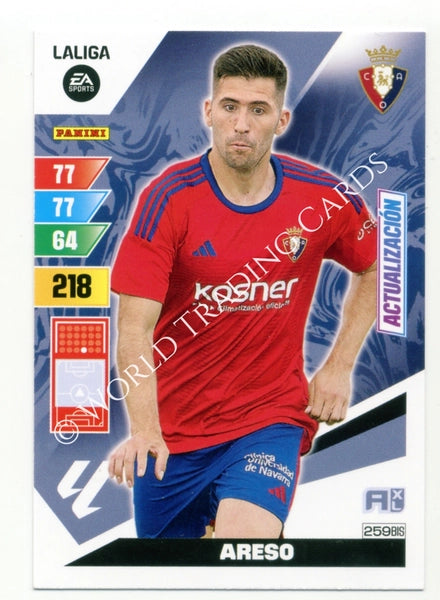 Cromo Trading Card Fútbol-Areso-Osasuna-Panini Adrenalyn XL 2023-2024-#259bis-Básico