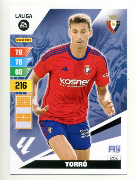 Cromo Trading Card Fútbol-Torro-Osasuna-Panini Adrenalyn XL 2023-2024-#262-Básico
