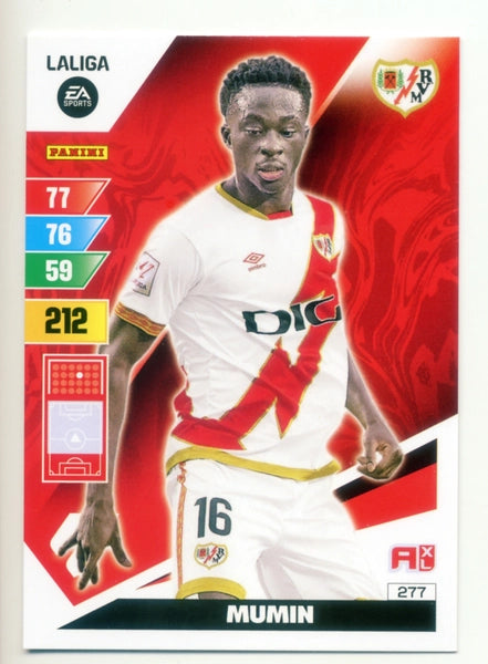 Cromo Trading Card Fútbol-Mumin-Rayo Vallecano-Panini Adrenalyn XL 2023-2024-#277-Básico