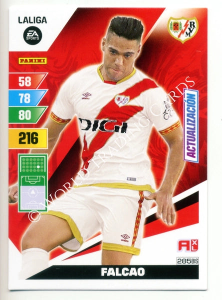 Cromo Trading Card Fútbol-Falcao-Rayo Vallecano-Panini Adrenalyn XL 2023-2024-#285bis-Básico