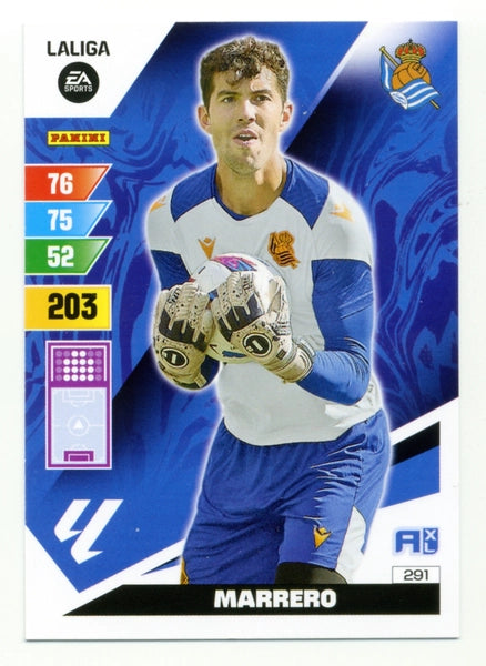 Cromo Trading Card Fútbol-Marrero-Real Sociedad-Panini Adrenalyn XL 2023-2024-#291-Básico