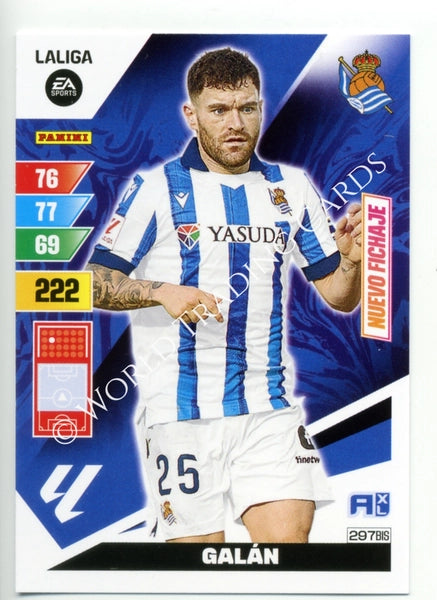 Cromo Trading Card Fútbol-Galan-Real Sociedad-Panini Adrenalyn XL 2023-2024-#297bis-Básico