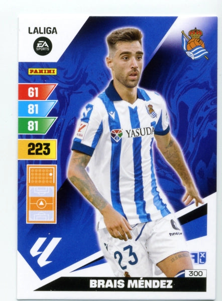 Cromo Trading Card Fútbol-Brais Mendez-Real Sociedad-Panini Adrenalyn XL 2023-2024-#300-Básico