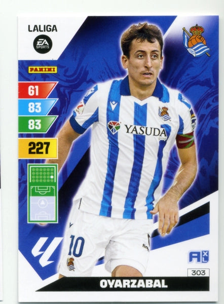 Cromo Trading Card Fútbol-Oyarzabal-Real Sociedad-Panini Adrenalyn XL 2023-2024-#303-Básico