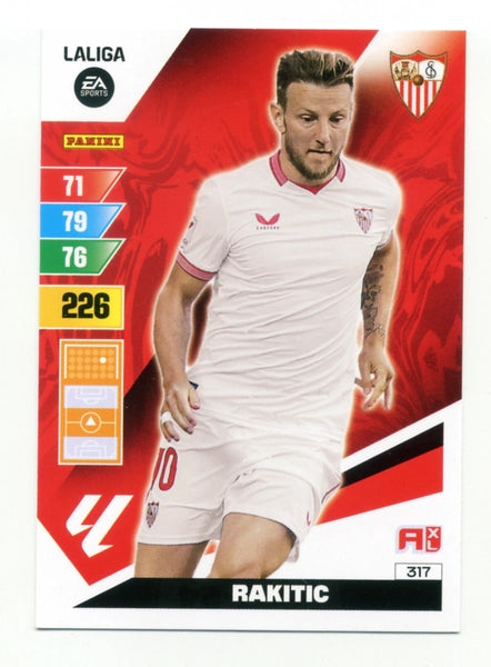 Cromo Trading Card Fútbol-Rakitic-Sevilla-Panini Adrenalyn XL 2023-2024-#317-Básico
