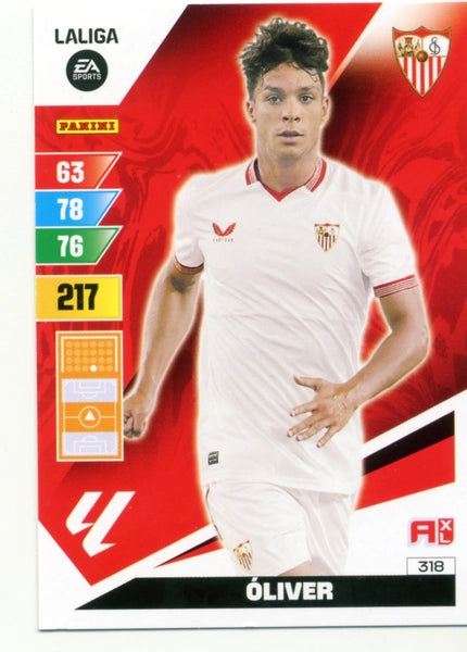 Cromo Trading Card Fútbol-Oliver-Sevilla-Panini Adrenalyn XL 2023-2024-#318-Básico